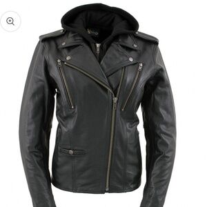 Xelement Ladies “Madame” Black Leather Jacket